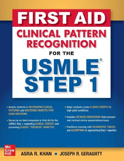 First Aid Clinical Pattern Recognition for the USMLE Step 1.