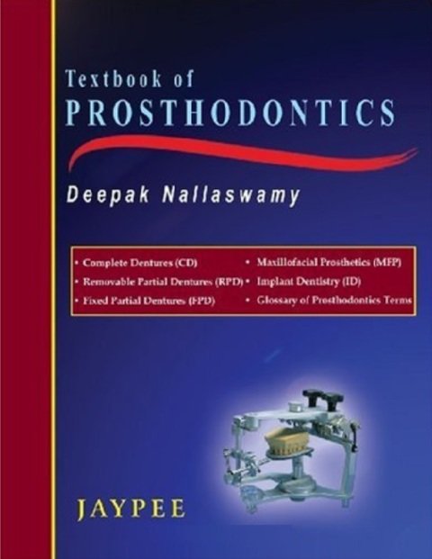 Textbook of Prosthodontics.