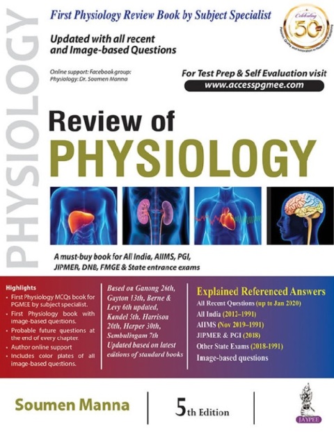 Review of Physiology 5th Edition.