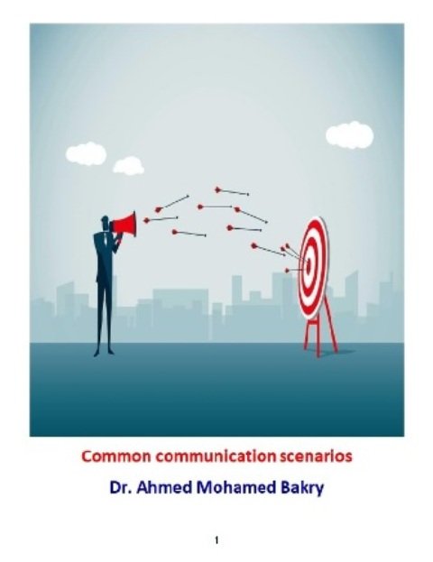 Common communication scenarios.