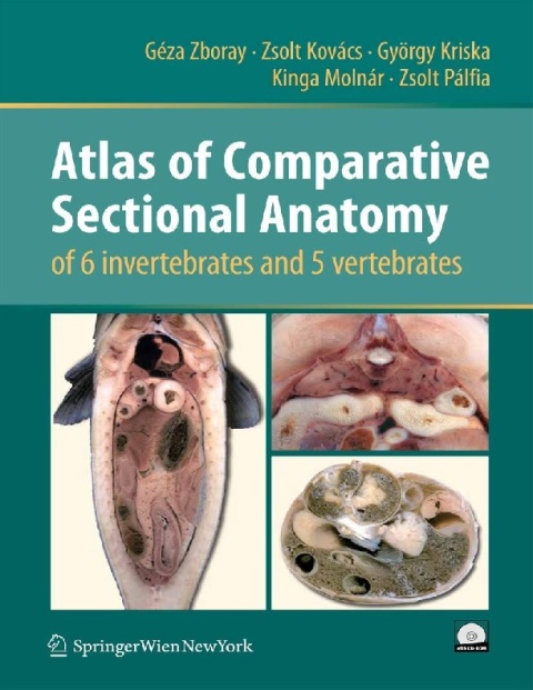 Atlas of Comparative Sectional Anatomy of 6 invertebrates and 5 vertebrates.