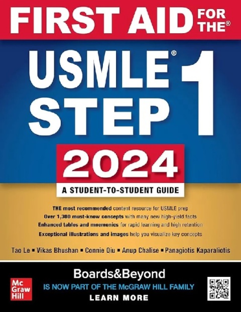 First Aid for the USMLE Step 1 2024.