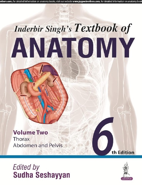Inderbir Singh's Textbook of Anatomy Thorax, Abdomen and Pelvis.
