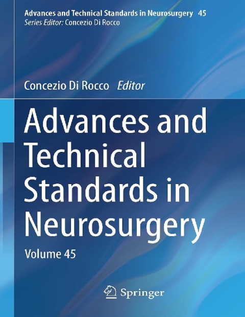 Advances and Technical Standards in Neurosurgery Volume 45 (Advances and Technical Standards in Neurosurgery, 45).
